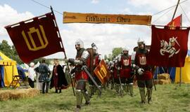 Lietuviai Griunvaldo lauke "kovėsi" Žalgirio mūšyje