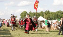 Lietuviai Griunvaldo lauke "kovėsi" Žalgirio mūšyje