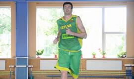 Lietuvos rinktinės krepšininkai treniruojasi Klaipėdoje