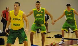 Krepšinio rinktinė treniruojasi Klaipėdoje