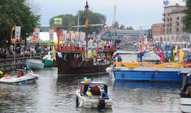 Laivų paradas Danės upėje