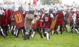 Lietuviai Griunvaldo lauke "kovėsi" Žalgirio mūšyje