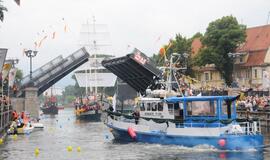 Laivų paradas Danės upėje