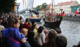 Laivų paradas Danės upėje