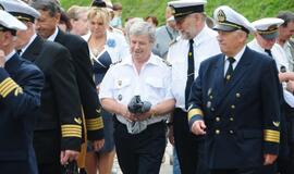 Jūrų muziejuje - jūrininkų pagerbimo ceremonija