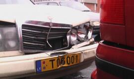 Avarijos Sausio 15-osios ir Aušrinės gatvėse