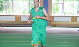 Lietuvos rinktinės krepšininkai treniruojasi Klaipėdoje