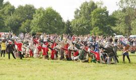Lietuviai Griunvaldo lauke "kovėsi" Žalgirio mūšyje
