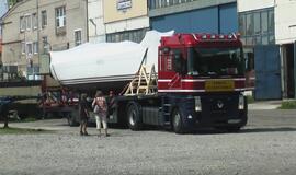 Uostamiestyje - naujutėlaitės jachtos