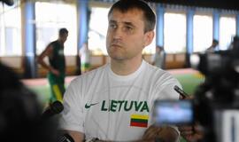 Lietuvos rinktinės krepšininkai treniruojasi Klaipėdoje