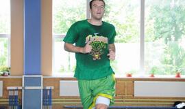 Lietuvos rinktinės krepšininkai treniruojasi Klaipėdoje