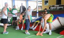 Lietuvos rinktinės krepšininkai treniruojasi Klaipėdoje