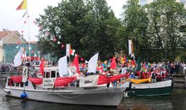 Laivų paradas Danės upėje