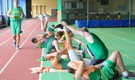 Lietuvos rinktinės krepšininkai treniruojasi Klaipėdoje