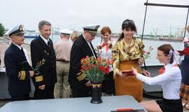 Jūrų muziejuje - jūrininkų pagerbimo ceremonija