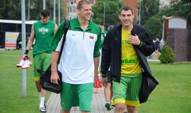 Krepšinio rinktinė treniruojasi Klaipėdoje