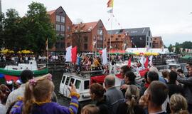 Laivų paradas Danės upėje