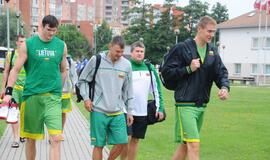 Krepšinio rinktinė treniruojasi Klaipėdoje