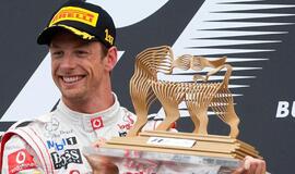 Vengrijos "Grand Prix" lenktynes laimėjo britas Jensonas Buttonas