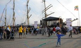 Kruizinių laivų terminale - šventės atidarymas