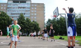 Klaipėdoje atnaujinta dar viena krepšinio aikštelė
