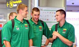 Rinktinė atvyko į Slovėniją (video)