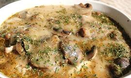 Grybų troškinys su ryžiais