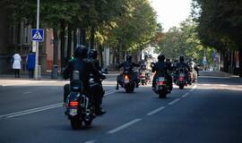 Baikeriai Klaipėdoje uždarė sezoną