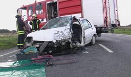 Žūtimi pasibaigusi avarija prie Klaipėdos