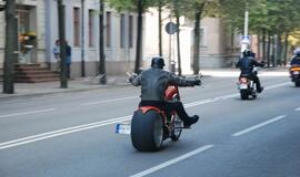 Baikeriai Klaipėdoje uždarė sezoną