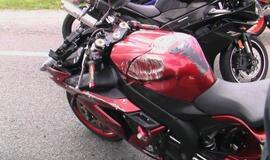 Motociklų susidūrimas prie Jakų žiedo