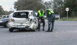 Girto vilkiko vairuotojo sukelta avarija