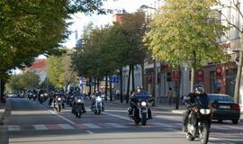 Baikeriai Klaipėdoje uždarė sezoną