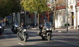 Baikeriai Klaipėdoje uždarė sezoną