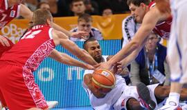 Prancūzijos krepšininkai nugalėjo rusus ir iškopė į finalą