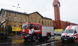 Prie geležinkelio stoties rasta bomba