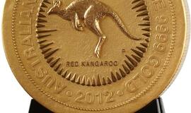 Australijoje pristatyta didžiausia pasaulyje auksinė moneta