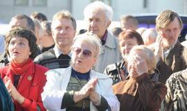 Derliaus šventėje Kretingoje - moliūgai milžinai