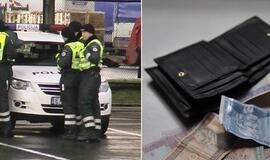 Policijos patruliai klaipėdiečiui grąžino piniginę