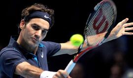 Baigiamasis ATP sezono turnyras prasidėjo Rogerio Federerio ir Rafaelio Nadalio pergalėmis