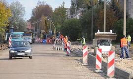 Kretingoje Klaipėdos gatvė vėl sunkiai išvažiuojama