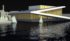 Naujojo muzikinio teatro prie vandens vizualizacija