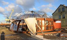 Stichijos padariniai Klaipėdoje