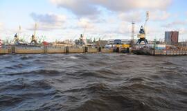 Stichijos padariniai Klaipėdoje