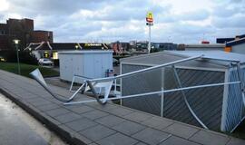 Stichijos padariniai Klaipėdoje