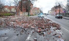 Stichijos padariniai Klaipėdoje