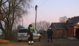 Taksistas Sudmantuose išjungė elektrą