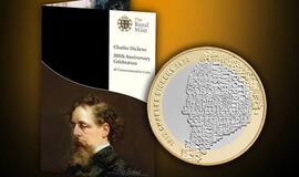 Britai iškals monetą Charles Dickens jubiliejaus proga