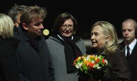 Į Lietuvą atvyko Hillary Clinton