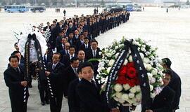 Per pirmąsias 24 valandas paskutinę pagarbą Kim Čen Irui atidavė 5 mln. šiaurės korėjiečių